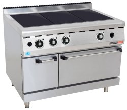Anvil 3 Plate Stove With Oven - Gas