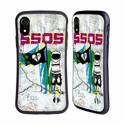 Official 5 Seconds Of Summer Ospace Graffiti Hybrid Case Compatible For Iphone Xr