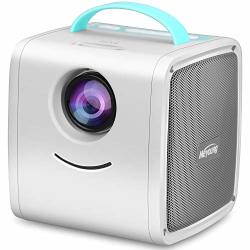 MINI Projector - Portable LED Lcd Projector Full HD 1080P Supported Compatible With PC Mac Tv DVD Iphone Ipad USB Sd Av HDMI