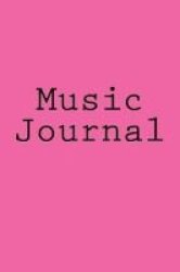 Music Journal - Music Notebook Stave Paper Paperback