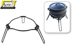 Potjie Tripod - Collapsible 180MM High- Mild Steel