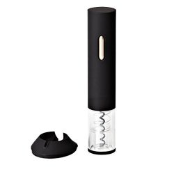 Electric Wine Opener Sweet Decorations Electric Wine Bottle Opener With Removable Free Foil Cutter Elegant Black