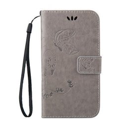 Butterflies Leather Wallet For Samsung Galaxy S3 S3MINI S4 S4MINI S5 S5MINI S6 S6EDGE S6EDGE+ S7 S7EDGE S7 PLUS S7EDGE + Color : Rose Compatible Models : Galaxy S5