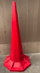 Traffic Cone 1.8M Red