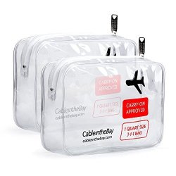 TSA Approved Clear Travel Toiletry Bag