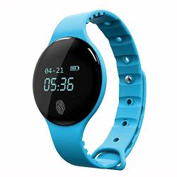 Alalaso Smart Waterproof Bluetooth Sport Watch Heart Rate Monitor Smart Watch For Ios An Blue