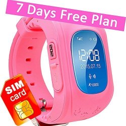 KIDS Gps Tracker Smart Watch Phone Children Wrist Bracelet With Sim Card Sos Anti-lost Finder Parent