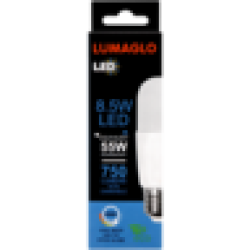 Cool White LED Stick Screw Globe 8.5W