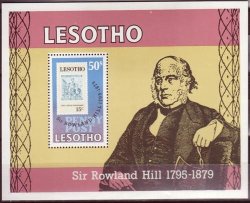 Lesotho 1979 Sir Rowland Hill Sg MS378 Unmounted Mint Miniature Sheet