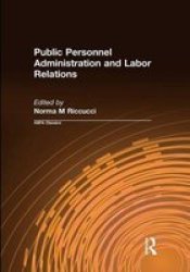 Public Personnel Administration and Labor Relations Aspa Classics