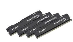 Hyperx HX429C17FB2K4 32 Fury 32GB 4X8GB DDR4-2933MHZ CL17 1.2V Black Desktop Memory