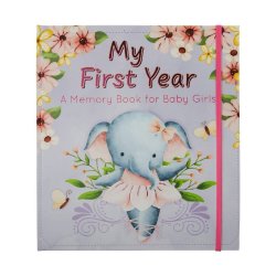 My First Year For Baby Girls Hard Cover