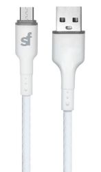 2.4A Micro USB 2M Cable - White