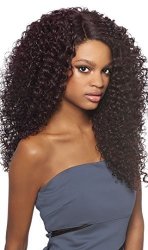Outre Synthetic Lace Front Wig L Part Batik Dominican Curly S1B BU