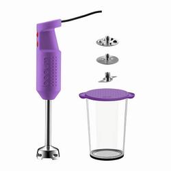 Bodum Bistro Electric Blender Stick With Accessories Purple