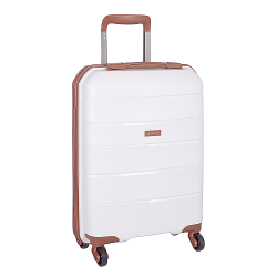 Cellini Spinn Carry On Trolley Case 38L White