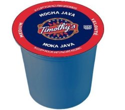 Timothy's World Coffee Mocha Java For Keurig Brewers 24 K-cups 4 Pack