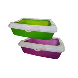 Cat Litter Tray With Rim