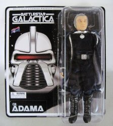 Battlestar Galactica Commander Adama Mego Style Figure