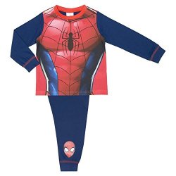Marvel Spiderman Novelty Boys Pyjamas Replica Design - 3-4 Years Up To 104 Cm