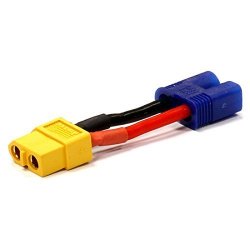 OliYin 3pcs Female XT-60 to Female JST Connector Adapter Cable LiPO XT60 3.93inch 10cm 20awg Wire Pack of 3