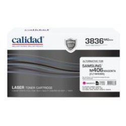 3836-MGWW Toner Cartridge For Samsung MLTK406S 1000 Page Yield Magenta