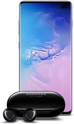 Samsung S10+ Plus 128GB Smart Phone Prism Blue W galaxy Buds+ Plus