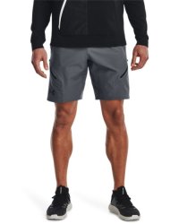 Men's Ua Unstoppable Cargo Shorts - Pitch Gray Md