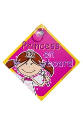 Jackflash Princess Baby On Board Sign