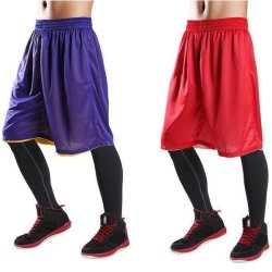 Summer Basketball Fitness Running Speed Dry Shorts Men's Breathable Loose Beach