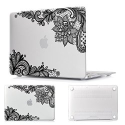Batianda Tm New Macbook 12-INCH Lace Pattern Matte Hard Cover Case For Apple Macbook 12 Inch