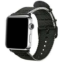 Apple Watch Band Iwatch Bands 42MM Gemek Fashion Woven Nylon Fabric Replacement Iwatch Strap Bands For Womens Girls Apple Watch Series 3 Series 2