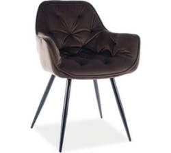 Nordic Velvet Dinning Chair Set Modern Luxury Outdoor Dining Room Restaurant Furniture Dining Chair Brown