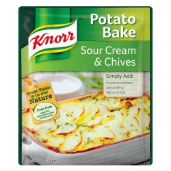 KNORR - Potato Bake Sour Cream & Chives Sachet 43G