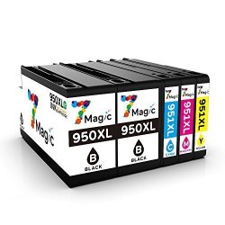 Hp 950XL 951XL Compatible Ink Cartridge For Hp 950 951 950 XL 951 XL High Yield For Hp Officejet Pro 8600 8610 8620 8630 8100 8625 8615 276DW Printer 2 BLACK|1 CYAN|1 MAGENTA|1 Yellow