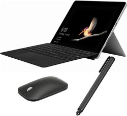 Microsoft Surface Go 2 In 1 PC Tablet Education Bundle 10" Touchscreen 8GB RAM -128GB SSD Win 10 USB Type C Keyboard Mouse And