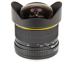 Bower Super-wide 8mm F 3.5 Fisheye Lens For Nikon Sly358n