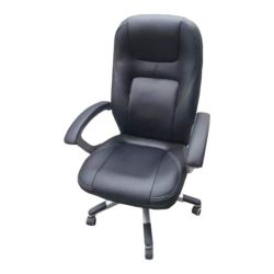 Smte Office Chairs - Faux Leather Swivel Premium - Black