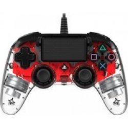 - Wired Compact Controller For Playstation 4 - Light Red PS4