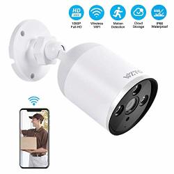 Outdoor Security Camera Wireless Wzto 1080P HD Homesecuritycamerasystem 2MP Wifi Smart Home Camera Motion Detection Two-way Audio IP66 Waterproof Cloud Camera With Microsd Slot