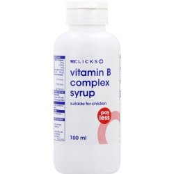 Clicks Pay Less Vitamin B Complex Syrup 100ML