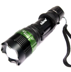 800 Lumens Power Style Cree LED Flashlight Zoom Lithium Lon Battery Charger