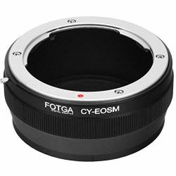 Fotga Lens Mount Adapter For Contax Yashica Cy Mount Lens To Canon Eos Ef-m Mount M M2 M3 M5 M6 II M10 M50 M100