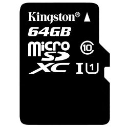 Professional Kingston 64GB Huawei Microsdxc Card With Custom Formatting And Standard Sd Adapter Class 10 Uhs-i