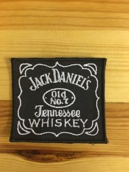 Biker Jack Daniels Old Whiskey Patch Badge