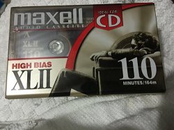 Maxell Audio Cassette xlii 110 Minutes High Bias