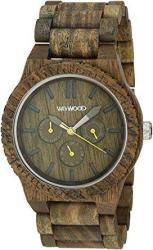 WeWood Men's Kappa Army Wooden Watch