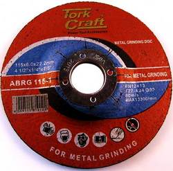 Tork Craft Grinding Disc For Steel 115 X 6.0 X 22.2MM