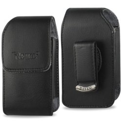 Vertical Leather Case For Garmin Approach G6 With Swivel Belt Clip And Magnetic Closure.