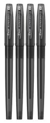 Super Grip G Fine Ballpoint Pen Pack Of 4 - Black